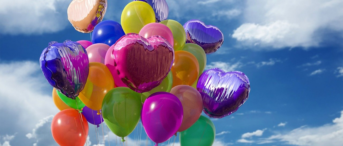 Šťastie je ako balóny