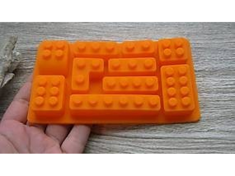 Silikónová forma LEGO kocky, 1 ks