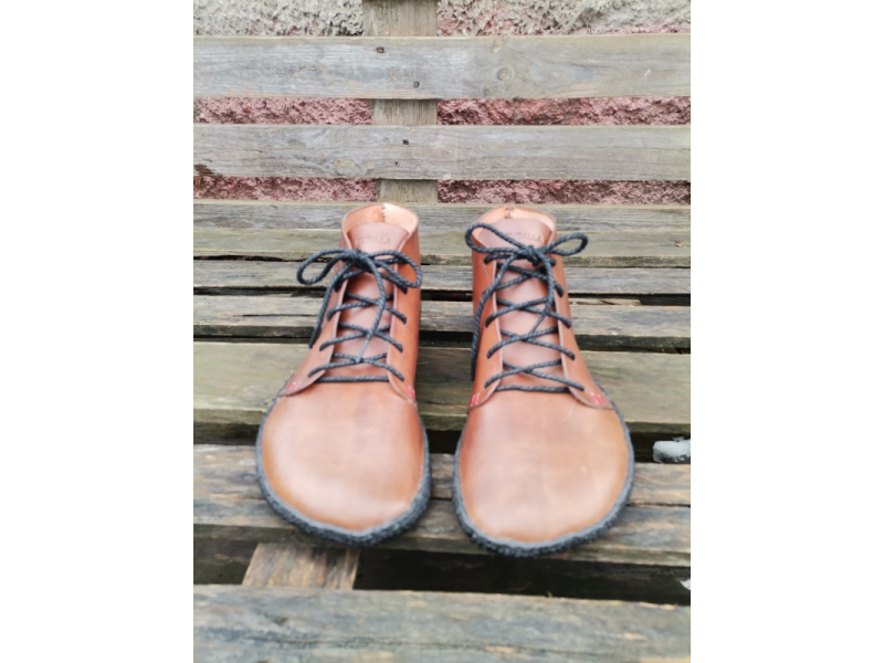 Bohošky - Barefoot vysoka topánka na mieru - nadrozmerné