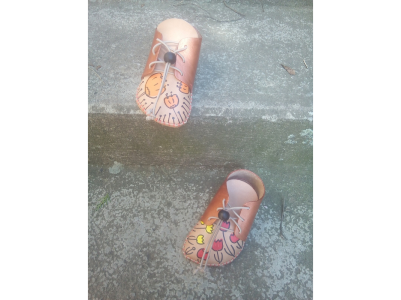 Bohošky Color - Barefoot členková topánka na mieru - prvochodci