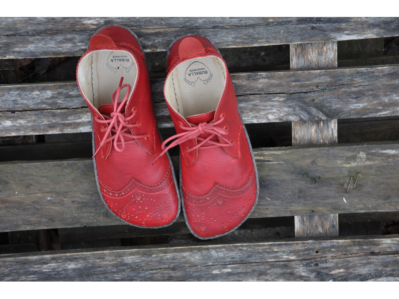 Klau Color s Brogue- Barefoot členková topánka na mieru - dospelácke