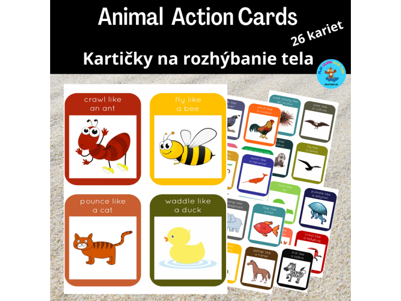 Animal Action Cards