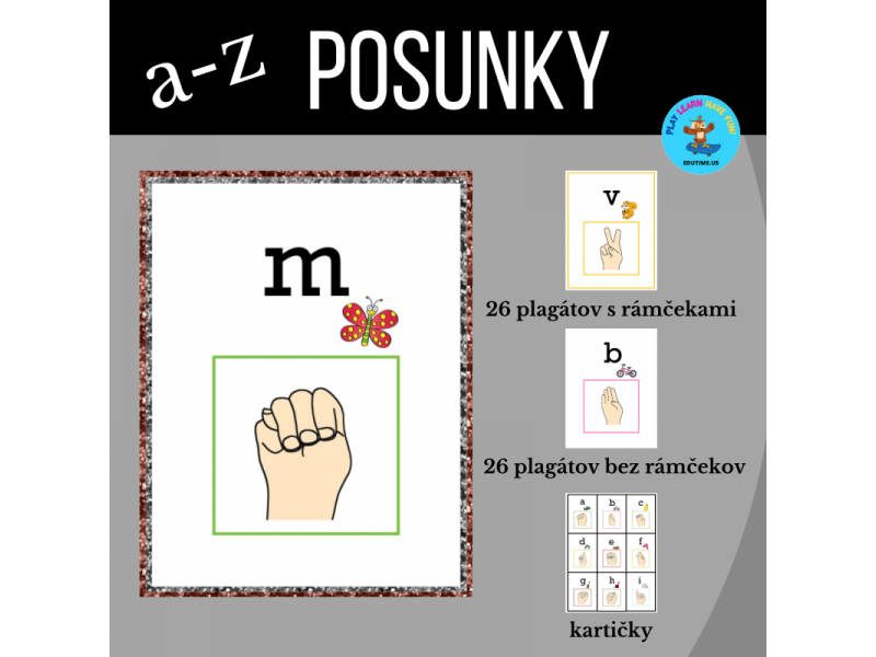 Posunky - abeceda