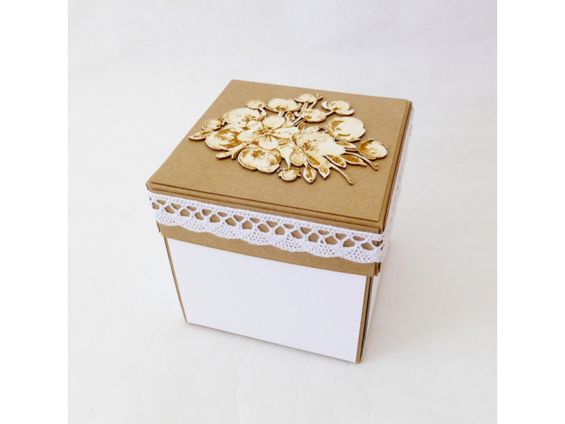 Exploding box - darčeková krabička svadobná