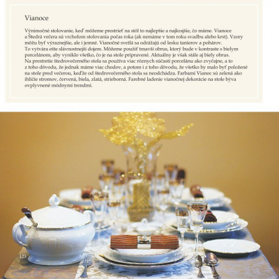 Kniha o stolovaní - od pozvania k čarovne prestretému stolu, 2 kusy