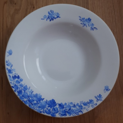 Svadobný tanier na polievočku 