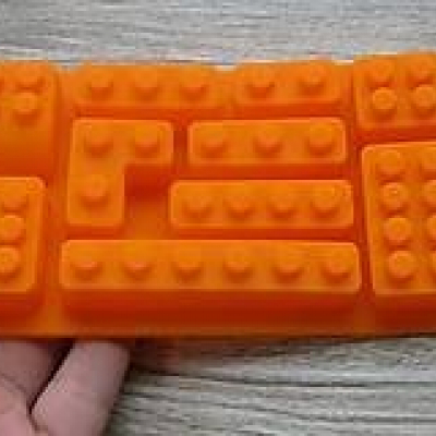 Silikónová forma LEGO kocky, 1 ks