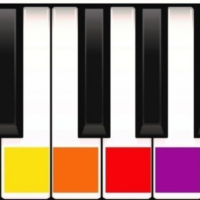 Farebné noty 2 - Vianočné koledy (klavír, xylofón)