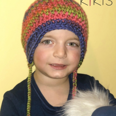 Veselá zimná čiapka s brmbolcom - vhodná pre malé Onkoláčičky 😍 a malých Onkoláčikov 😍