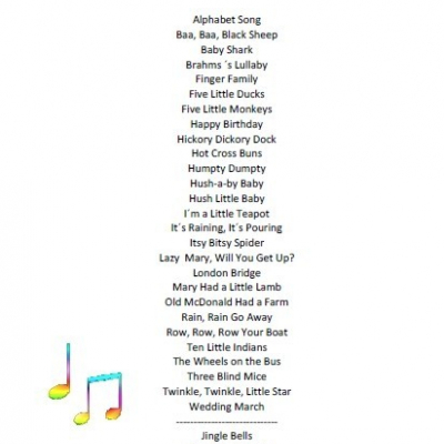 Music- BOBOTUBES- Anglické detské piesne a koledy v PDF