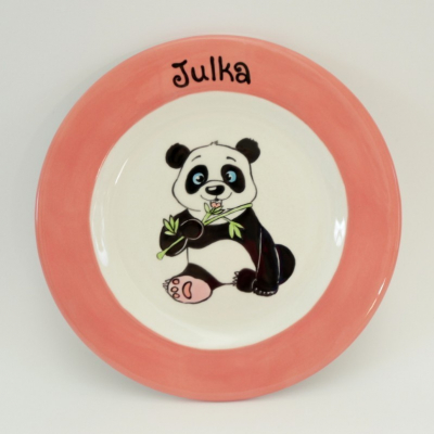 Hrnček, miska a tanier - panda