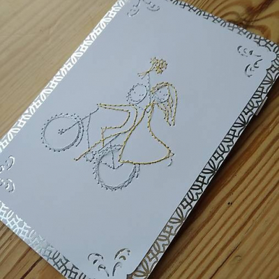 Magic card - svadobná - bycikel