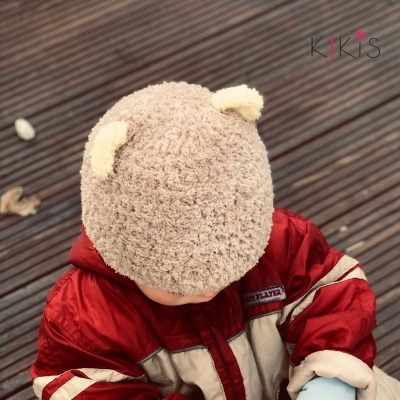 Zimná čiapočka -Hnedý macko,vhodná pre malé Onkoláčičky 😍 a malých Onkoláčikov 😍