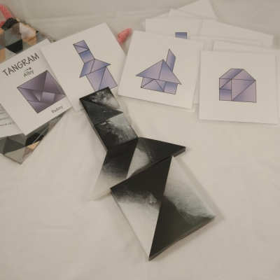 Kartičky k tangramu - budovy
