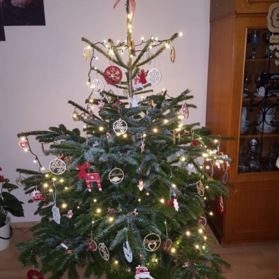 Vianočná hviezda na stromček 