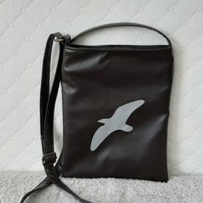 Crossbody kabelka s motívom - vtáci
