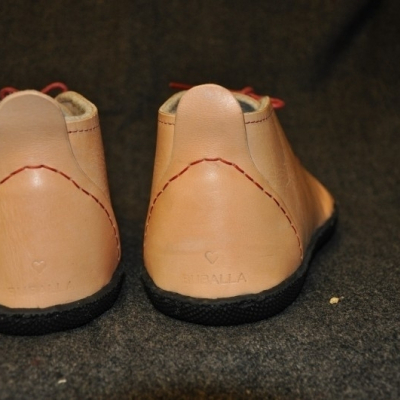 Bohošky NATUR zateplené- Barefoot členková topánka na mieru - dospelácke