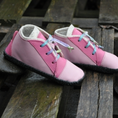 Huňatá -Barefoot Zimné topánky na mieru - detské