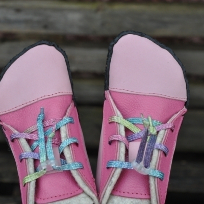 Huňatá -Barefoot Zimné topánky na mieru - detské