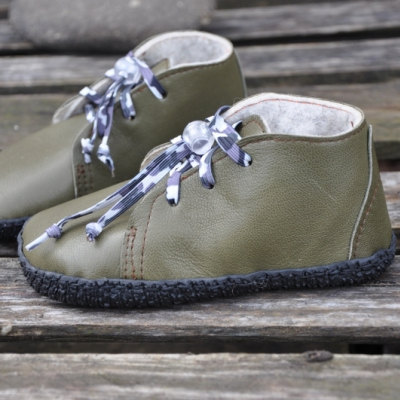 Huňatá -Barefoot Zimné topánky na mieru - prvochodci