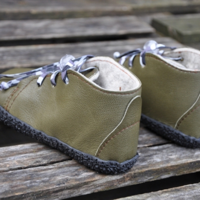 Huňatá -Barefoot Zimné topánky na mieru - prvochodci
