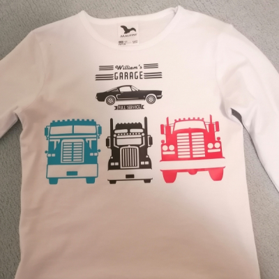 Tričko pre malých milovníkov kamionóv