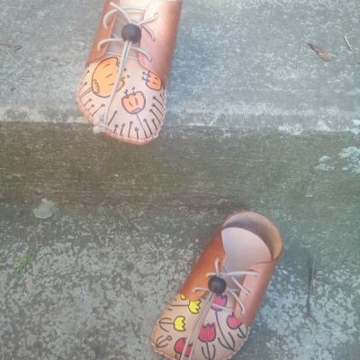 Bohošky Color - Barefoot členková topánka na mieru - prvochodci