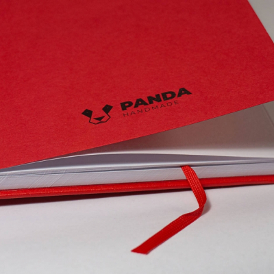 PANDA handmade zápisník SIMPLE