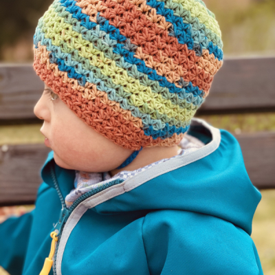 Jarná čiapka - Farbička, vhodná aj pre malé Onkoláčičky a malých Onkoláčikov 😍