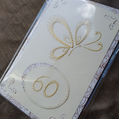 Magic card motýľ výročie zlatý