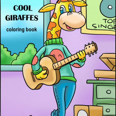 Cool Giraffes - coloring book