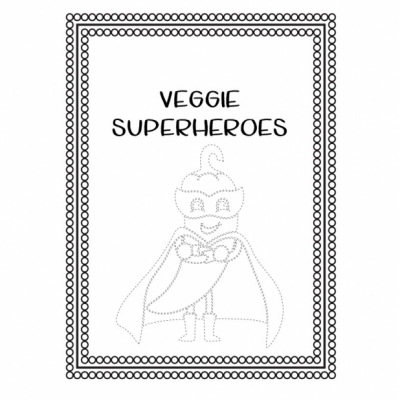 Veggie Superheroes - activity book
