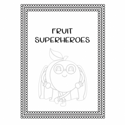 Fruit Superheroes -activity book