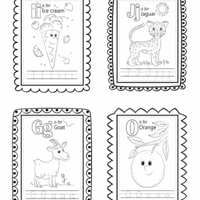 ABC - coloring and tracing book