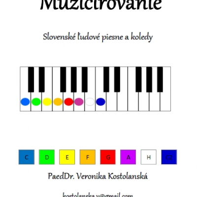 Muzicírovanie- predloha pre detský klavír- Slovenské ľudové piesne a koledy