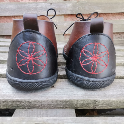 Bohošky - Barefoot členková topánka na mieru - nadrozmerné