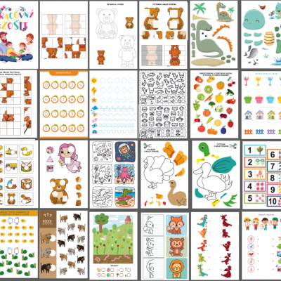 Montessori pracovné listy pre deti (cca 3-6 rokov)