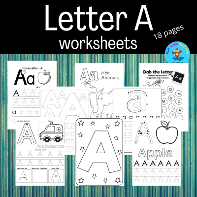 Letter A - worksheets