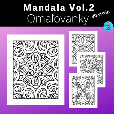 Mandala Vol.2 - omaľovanky