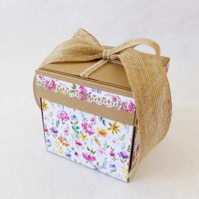 Exploding box - darčeková krabička svadobná
