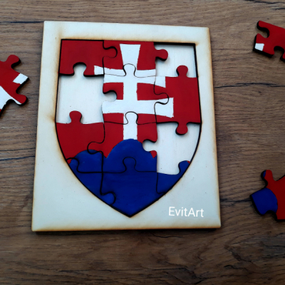 Slovenský znak - puzzle 