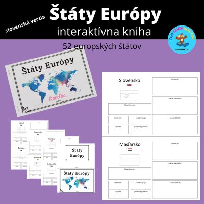 Štáty Európy - interaktívna kniha