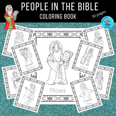 People In The Bible - coloring book