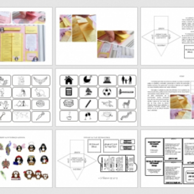 Lapbook- Prídavné mená a zámená v PDF