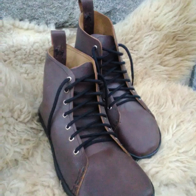 Barefoot kožené topánky na objednávku vysoké