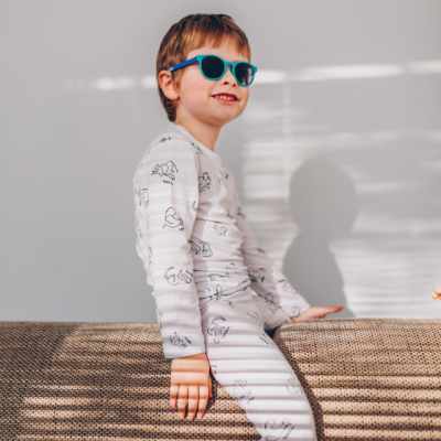 Detský pyžamový set - ZOO (Udržateľný bukový úplet)