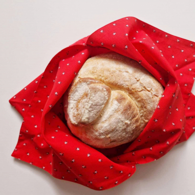 Folklórne vrecko na chlieb zo 100% kvalitnej bavlny