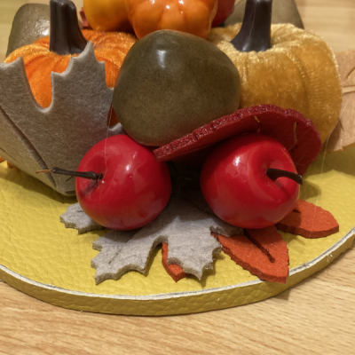 Jesenná dekorácia na stôl 