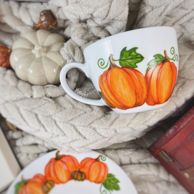 Pumpkin - veľká šálka na čaj