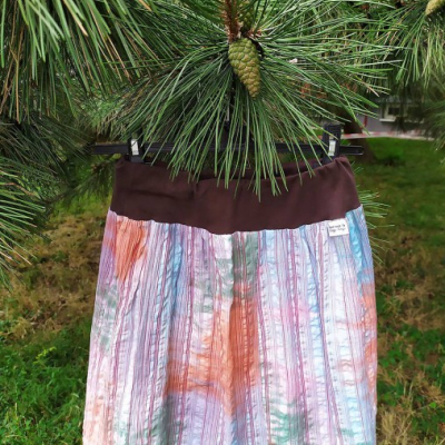 Farebná batikovaná  suknička